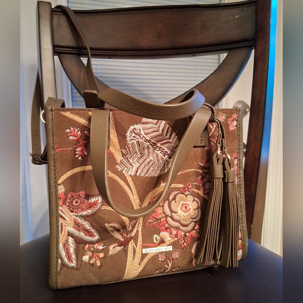 Spartina 449 Siren Dune Satchel - Tree of Life Design - Picture 2 of 15